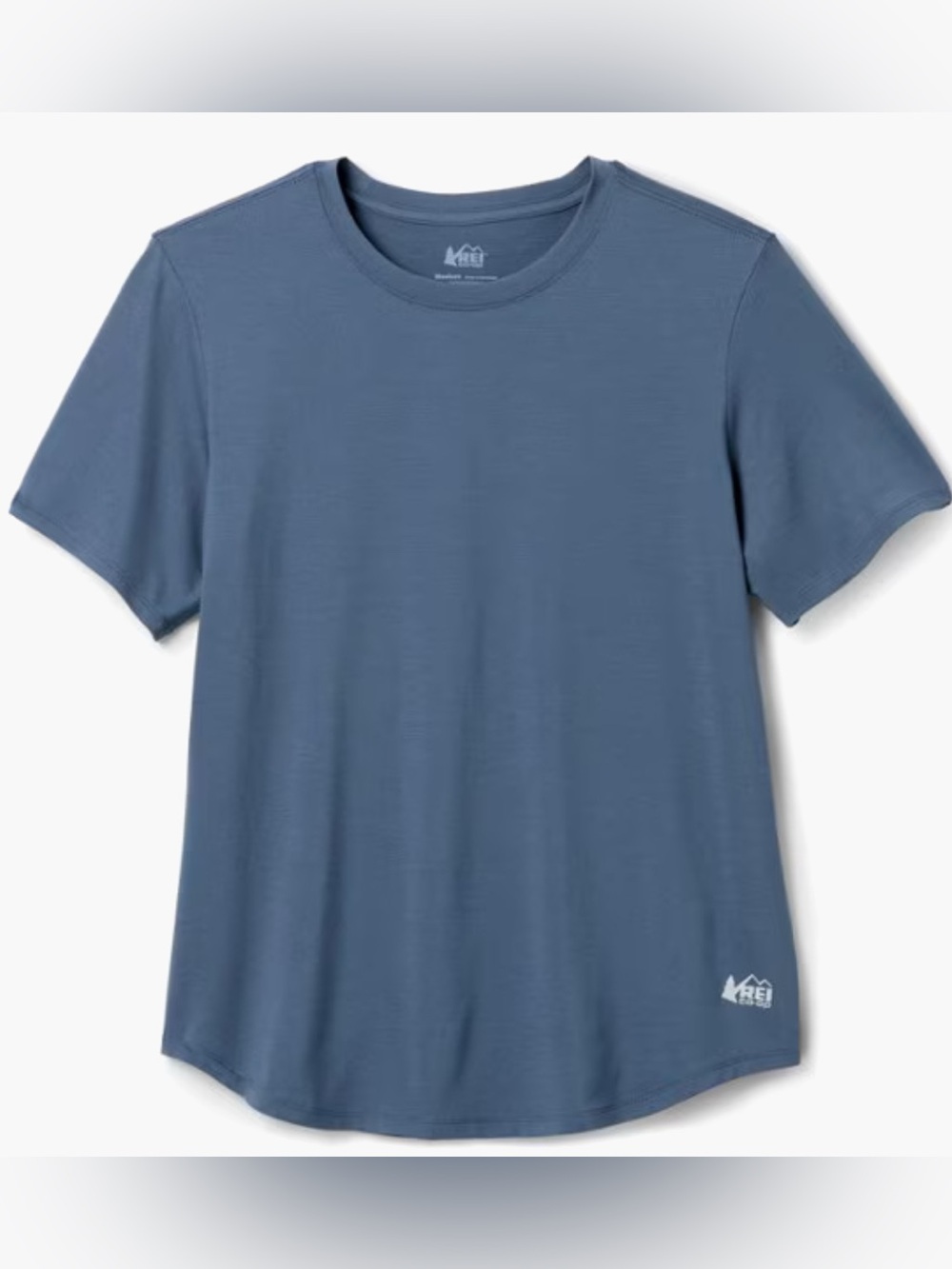 REI Women’s Short Sleeve Crew Tee in Slate Blue